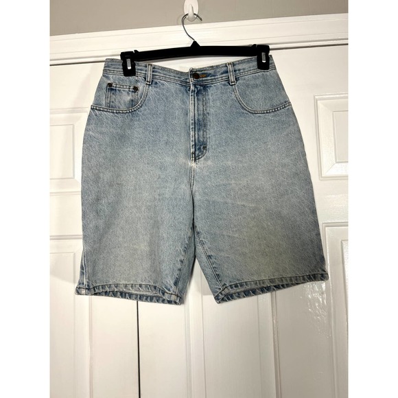 Y2K Vintage 90's thrashed distressed Structure Denim Post Malone Jean Shorts - Picture 1 of 7
